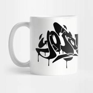 Yo Toys - Graffiti Style Throw-Up Bomb No.2 - black Mug